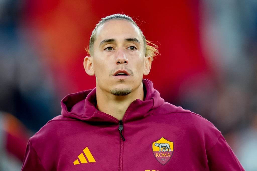 gettyimages-2238617346-1024x684-1 Kostas Tsimikas lines up for Roma ahead of their UEFA Europa League match against Lille at Stadio Olimpico.