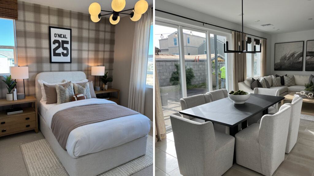 Lennar get the look muted monochromatic design style living areas