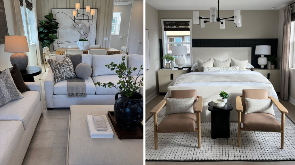 Lennar get the look muted monochromatic design style living areas