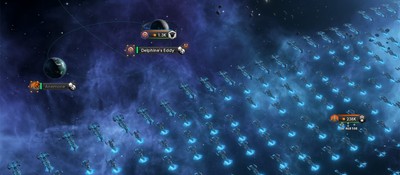 Игрок Stellaris наткнулся на "отсталую" досветовую цивилизацию, чей флот на 238 тысяч мощи превосходит большинство галактических империй