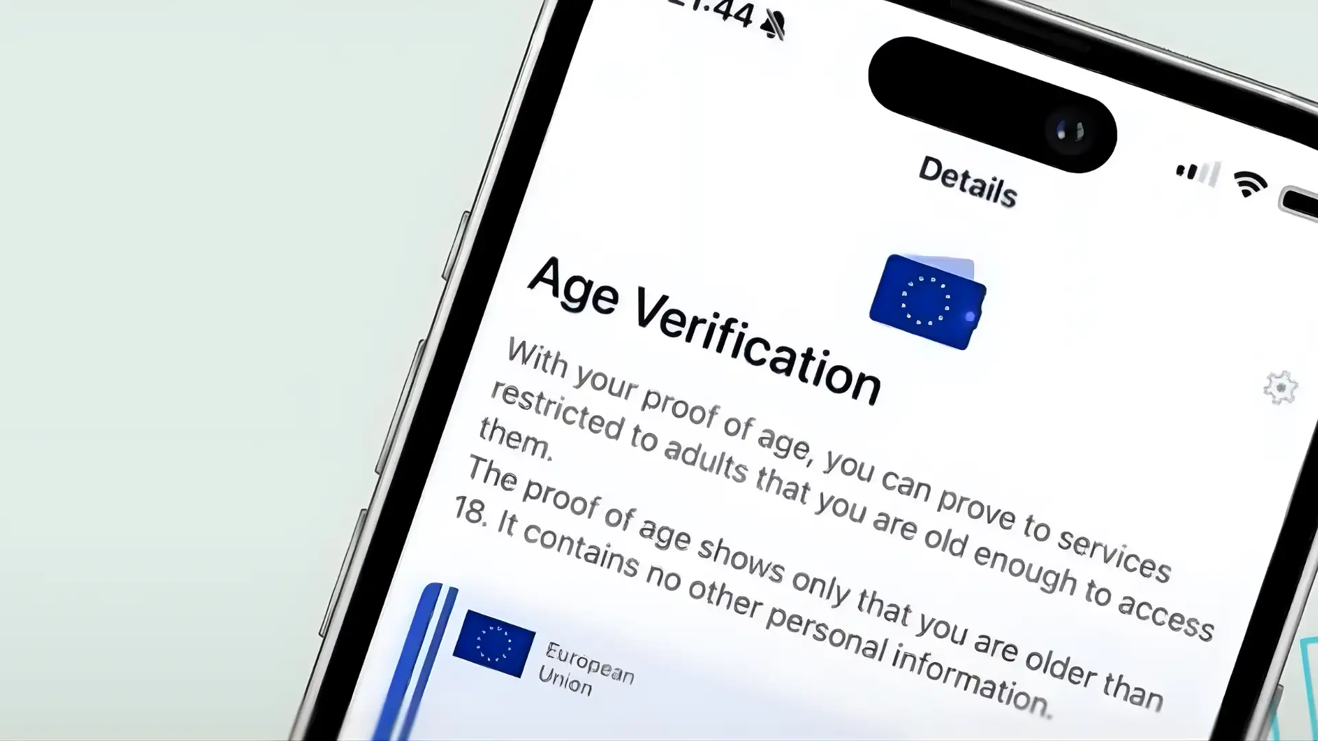 ЄС розробив застосунок для перевірки віку в інтернеті ЄС розробив застосунок для перевірки віку в інтернеті