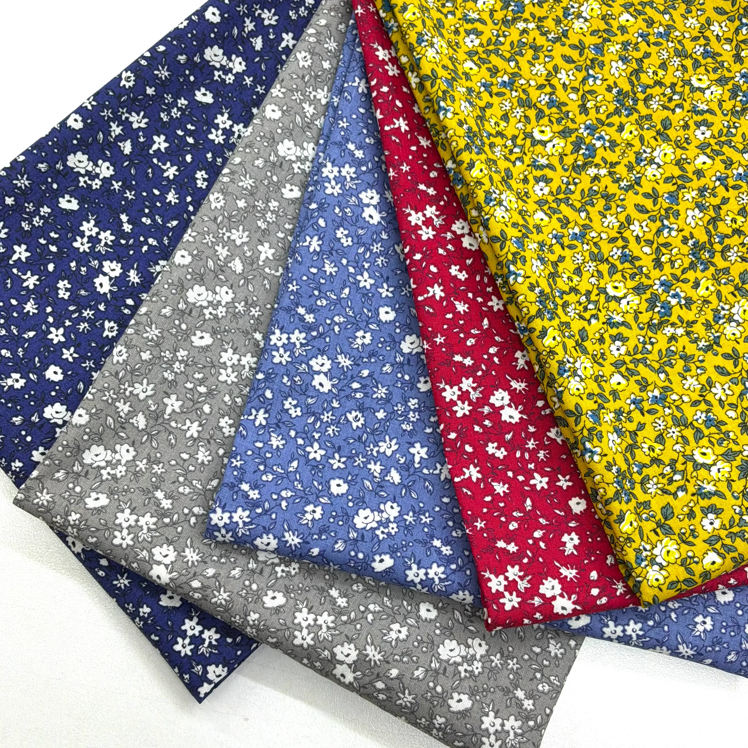 img-3431 Havana Çiçekler 50*55 Cm Poplin 5 li Parça Kumaş Seti