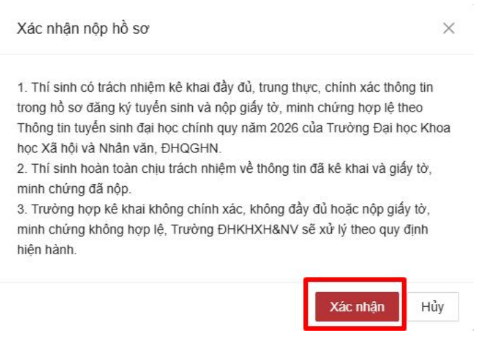 u23_2 Dai hoc Khoa hoc Xa hoi va Nhan van - DHQGHN (USSH) huong dan dang ky xet tuyen 2026
